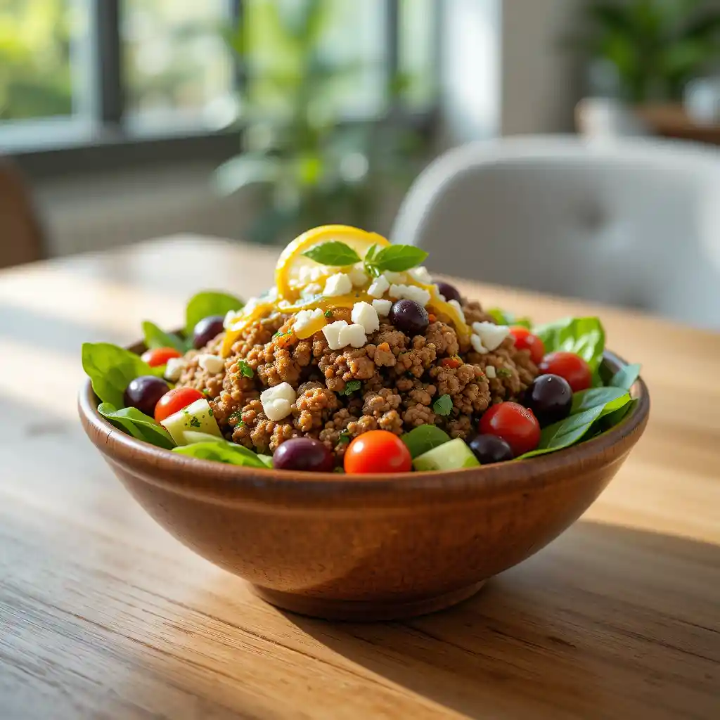 Meal prep containers filled with high protein ground beef recipes featuring colorful vegetables and lean protein for healthy weeknight dinners